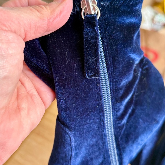 Steve Madden Blue Velvet Ankle Boots - Picture 10 of 11